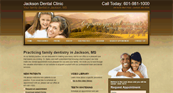 Desktop Screenshot of jacksondentures.com